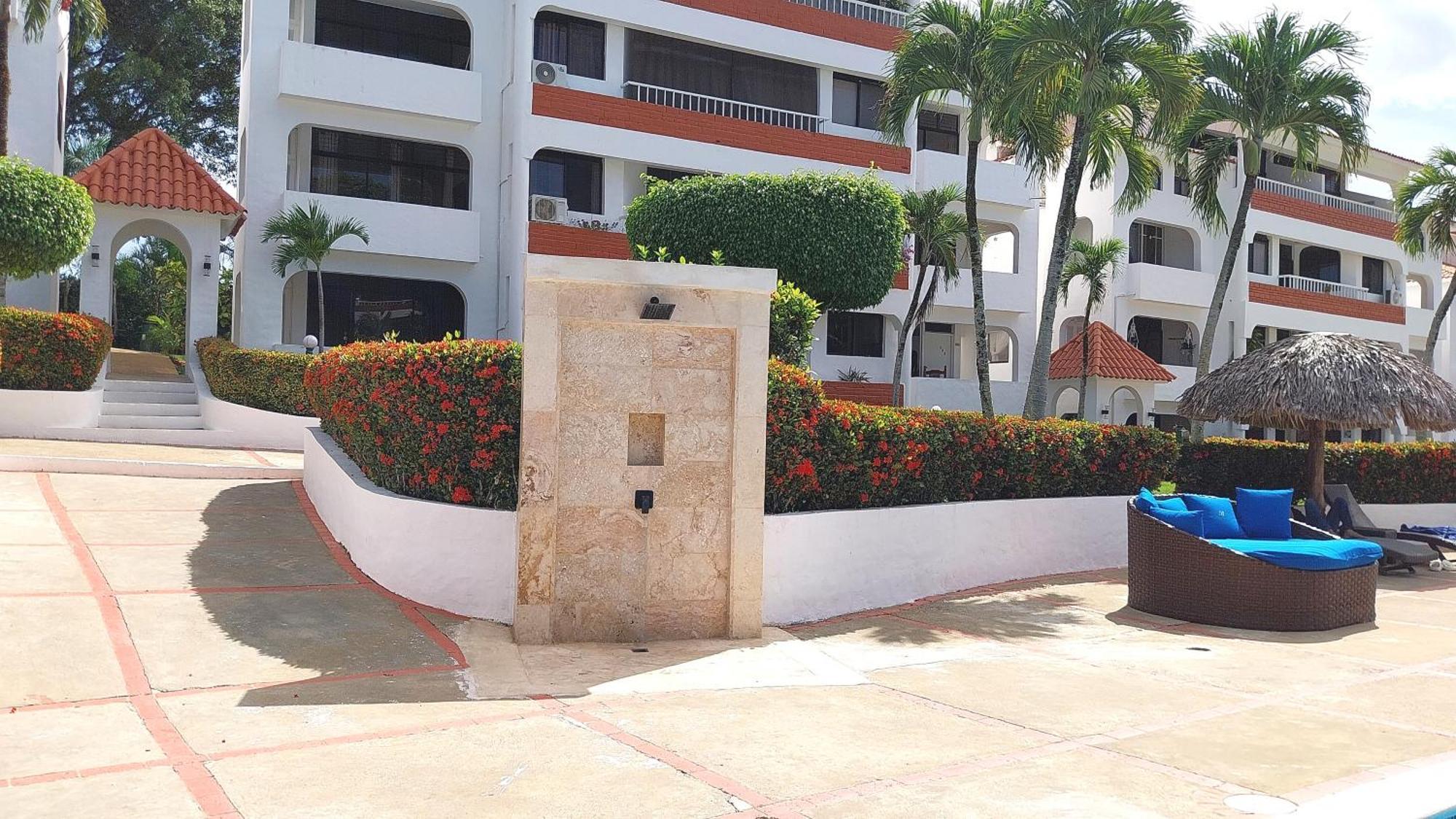 The Biggest Swimming Pool In Sosua, Frente A La Piscina Mas Grande En Sosua Apartamento Exterior foto